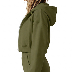 Sudadera con Capucha de Algodón para Mujer, Ligera, Manga Larga, Diseño Personalizado, OEM, ODM, Fabricante de Moda al por Mayor, Proveedor, Fábrica, Premium - Product Image 5