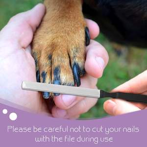 2 Limas de Uñas de Acero Inoxidable de Doble Cara, Resistentes, Tipo Zebra, para Uñas Gruesas, para Hombres, Mujeres, Perros y Mascotas - Product Image 4