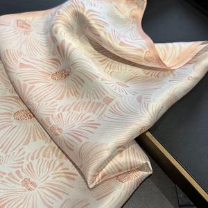 Luxury Womens Spring Adult <b>Square</b> <b>Scarf</b> Digital Geometric Print Breathable Soft Smooth Neck Head Hair Bandana Fashion - Product Image 6