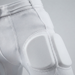 Ensemble d'uniformes de football américain pour hommes, maillot personnalisé et pantalon de compression rembourré, anti-UV, séchage rapide, 100% polyester, respirant, ajusté - Product Image 4