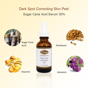 Potente Gel Peeling con Ácido de Caña de Azúcar 30%, Suero Antienvejecimiento y Blanqueador para Decoloración de Manchas Oscuras y Renovación DE LA Piel - Product Image 4