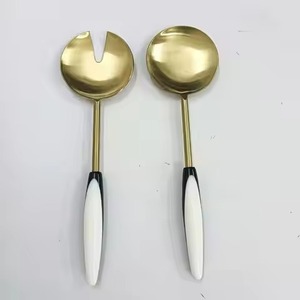 Heavy Duty Metal <b>Salad</b> Server Set Buffet Serving Accessories Stainless Steel Kitchen <b>Tools</b> - Product Image 4