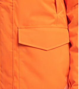 Veste softshell de chasse à capuche avec poche poitrine, couleur unie, imperméable, pour homme, fermeture éclair, idéale pour l'hiver - Product Image 5