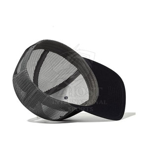 High Crown Style Trucker Hat Solid Color <b>Foam</b> Front <b>Padded</b> Snapback For Adults Trucker Hat - Product Image 3