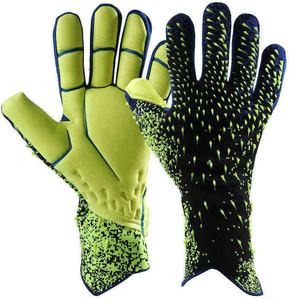 ถุงมือผู้รักษาประตูฟุตบอลระบายอากาศได้ดี ป้องกันอย่างมืออาชีพ พร้อมแผ่นป้องกันนิ้ว ผลิตจากยางลาเท็กซ์เยอรมัน - Product Image 1