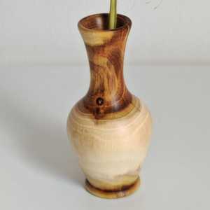 Vases à fleurs en bois faits à la main en gros pour hôtels, restaurants, décoration de mariage, boutiques de cadeaux et designers d'intérieur par AALIYAN IMPEX - Product Image 1