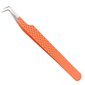 Ensemble de pinces à cils professionnelles en acier inoxydable pour les artistes en extensions de cils, avec pointes de précision, logo personnalisé OEM et faible MOQ - Product Image 3