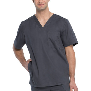 High Quality Breathable Rayon Scrub Sets V-Neck Shirt Hospital Nursing Uniform Med & Unisex Suits - Product Image 1