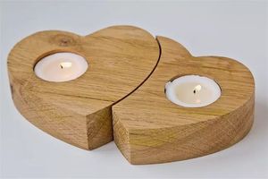 Embossed Wooden <b>Tea</b> Light Holder Round Mandala Design Home Decoration - Product Image 3