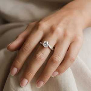18K Solid Gold Minimalist Wedding Band <b>Ring</b>-<b>Resizable</b> Platinum Inlay Casual Lovers Style - Product Image 2