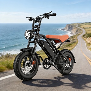 Retro Fat Tire Elektrische Mountainbike Achterwielmotor 13Ah Lithium Batterij Borstelloze 5-versnellingen Aangepaste OEM Verpakking Bulkbestelling - Product Image 1