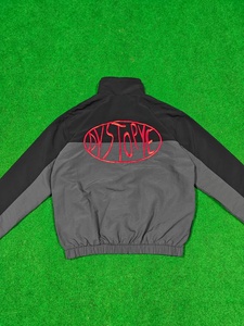 Two Tone Color Embroidery Lightweight Polyester Windbreaker Waterproof and Water Resistant Men's Jacket for Rain Protection - Product Image 4