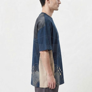 Daily Wear Oversized <b>T</b> <b>Shirts</b> For Men Soft Cotton Loose <b>Boxy</b> Fit Drop Shoulder Short Sleeve Crew Neck Streetwear Blank Tops - Product Image 3