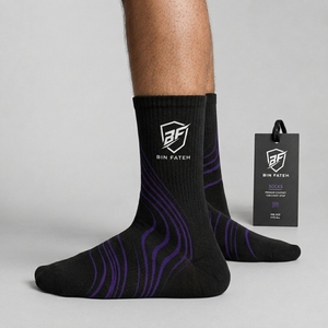 High Quality 100% Cotton Casual <b>Socks</b> New Arrival Bulk Wholesale Custom Colors Breathable for <b>Winter</b> Woven Athletic <b>Socks</b> - Product Image 5