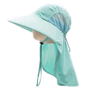Sombrero de Sol Unisex de Ala Ancha con Solapa Extra Larga para el Cuello, Protección UV, Transpirable, para Pesca, Senderismo, Safari - Product Image 6