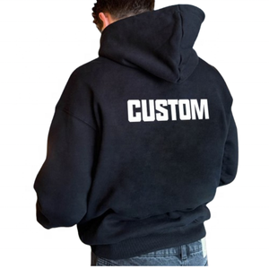 Sweats à capuche de haute qualité Sweatshirts d'usine personnalisés Boxy pull surdimensionné polaire sweats à capuche épais Logo personnalisé Oem surdimensionné à capuche - Product Image 1