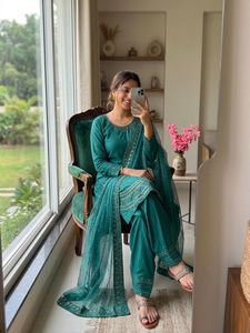 Fancy Wears Women's Viscose 3-Piece Casual Wear Suits Beautiful Designs for Daily Wearing Indian & Pakistani Style - Product Image 4