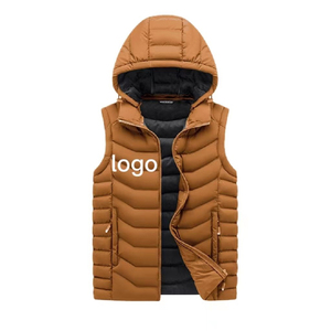 Gilet matelassé chaud pour homme sur mesure, 100% haute qualité, coupe-vent d'hiver pour homme, veste sans manches, gilet matelassé pour homme - Product Image 2