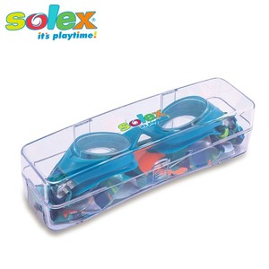 Gafas de natación para niños con marco de TPR suave, ajuste cómodo, lentes de PC antivaho, diseño ajustable para piscina. - Product Image 1