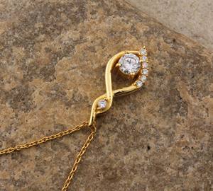 จี้วินเทจ CZ เงินแท้ 925 ชุบแพลตตินั่ม ประดับพลอย สำหรับงานครบรอบ ขายส่งจากโรงงาน - Product Image 5