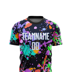 Uniforme de football de haute qualité 100% polyester respirant léger à séchage rapide Couleurs personnalisées Maillot Short Uniformes d'équipe Unisexe - Product Image 4