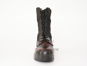 Botas Tácticas Ligeras de Cuero con Cordones para Hombre, Actividades al Aire Libre, Equipo de Seguridad Impermeable, Primavera, Montaña Negra, Camping - Product Image 1