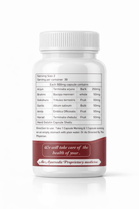 Capsules d'extraits végétaux : Arjun, Brahmi, Ail, Amla – Poudre d'extrait botanique 500mg, 60 capsules – Mélange d'herbes en vrac - Product Image 5