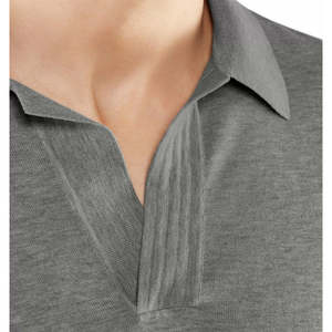 Suéter de Punto Clásico y Elegante OEM, Polo de Manga Corta con Botones y Cuello de Solapa, Jersey de Algodón Transpirable para Hombre, Opciones de Tallas Grandes - Product Image 5