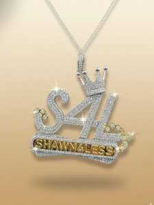 Pendentif Lettre de Luxe Hip Hop, Bijou Moissanite Ronde VVS Personnalisée, Pendentif Lettre Initiale Nom Sertie de Diamants pour Cadeaux - Product Image 4