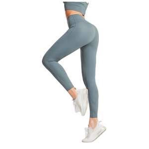 Leggings Deportivos sin Costuras para Mujer, Cintura Alta, Elásticos en 4 Direcciones, Spandex/Nylon, para Gimnasio, Fitness, Running, Yoga - Product Image 4