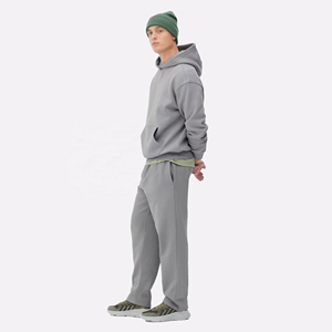Conjunto Deportivo Casual de Invierno para Hombre, Venta al Por Mayor 2026, Sudadera con Capucha y Cremallera Completa, Transpirable y Gruesa, Unisex - Product Image 1