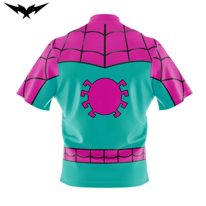 Maillots de bowling unisexes réversibles personnalisés en gros, sans couture, de haute qualité, avec fermeture éclair 1/4, respirants - Product Image 2