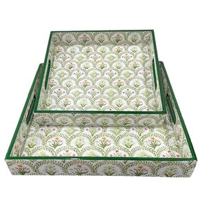 Bandeja Plegable de Madera MDF con Recubrimiento Esmaltado, Organizador Decorativo para Cocina, Comedor, Mesa de Café, Desayuno, Té, Aperitivos, Escritorio, Hogar - Product Image 5
