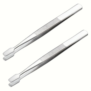 Pinces de précision pour timbres, pointes en acier inoxydable pour tous les collectionneurs avertis, pinces courbées pour la philatélie - Product Image 5