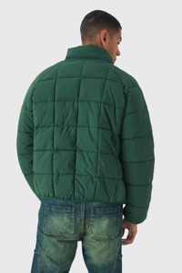 Chaquetas Acolchadas Personalizadas de Alta Calidad, Chaqueta Acolchada de Doble Cara para Invierno, Chaqueta Acolchada Brillante Personalizada para Hombre con Capucha Desmontable - Product Image 3