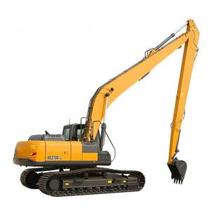 High Performance 3 Ton Used Yellow Digger with Extended Reach Hydraulic Arm and Steel Tracks for Industrial Trenching - Product Image 3