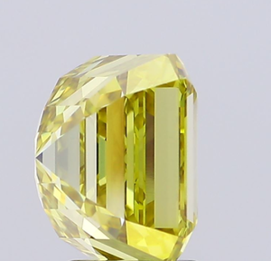 Diamante Cultivado en Laboratorio con Certificación IGI, Corte Asscher de 5.09 CT, Color Amarillo Intenso Fantasía, Claridad VS1, CVD LG 647476304, Joyería ROYAL GEMS - Product Image 3
