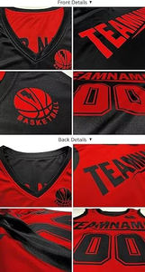 Maillot de basket-ball pour homme de haute qualité personnalisé, comprenant un nom et un numéro imprimés, taille plus, ensemble uniforme pour adultes, style antibactérien - Product Image 2