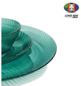 LONGNEW Ensemble de vaisselle réutilisable personnalisé en PET |   Vaisselle en plastique durable de Taïwan pour un usage quotidien - Product Image 4