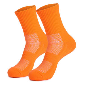 Custom Cotton Compression <b>Socks</b> Breathable <b>Thick</b> Crew Length for Football & Daily Life Casual Use - Product Image 3