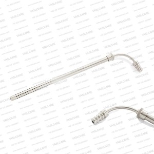 Tube d'aspiration Poole 22 cm 10 mm, tube d'aspiration chirurgical abdominal, aspirateur multi-trous, canule d'évacuation des fluides chirurgicaux par Vaslcare - Product Image 5