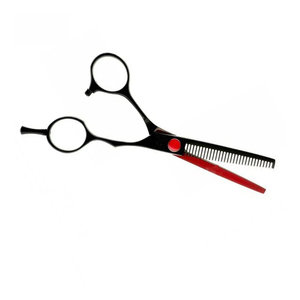 Ciseaux de coiffure professionnels ajustables en acier inoxydable, à pointe droite et tranchante, pour la coupe de cheveux et la beauté - Product Image 4