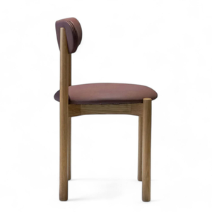 Minimalist Design Dining Chair with Soft Padded <b>Seat</b> and Natural Finish Looks for Home Furniture Decoration - Product Image 3