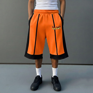 Shorts cargo pour homme en coton 100% 250 g/m², taille élastique, séchage rapide, logo imprimé en sérigraphie personnalisé, 2 couleurs, tendance - Product Image 4