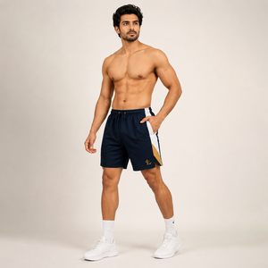Lightweight <b>men</b> <b>shorts</b> providing breathable comfort unrestricted movement and dependable performance during workouts - Product Image 1
