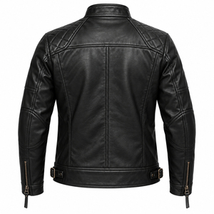 Veste en cuir véritable pour homme, nouvelle mode hiver, best-seller, service OEM, vente en gros, grande taille, respirante, écologique - Product Image 4