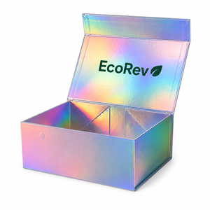 Custom Logo Embossed Shiny Holographic <b>Glossy</b> Matt Lamination Eco-Friendly Waterproof Recyclable <b>Paper</b> Rigid Corrugated - Product Image 3