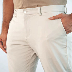 Pantalones Chinos para Hombre, Corte Recto, Cintura Alta, Ajustados, Primavera, 100% Algodón, Peso Medio, Ropa de Calle, Ropa de Trabajo, Secado Rápido, Transpirables - Product Image 6