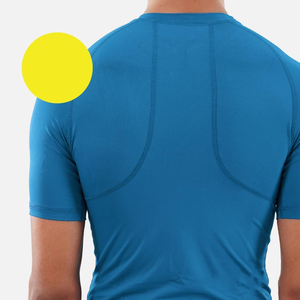 Camiseta Deportiva de Compresión Personalizada de Alta Calidad con Mangas Cortas, Impresión por Sublimación en Lona Lisa para Fisicoculturismo - Product Image 6