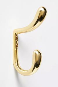 Porte-manteau, porte-chapeau et porte-serviette mural multifonction en métal avec double crochet pour le bureau - Product Image 3